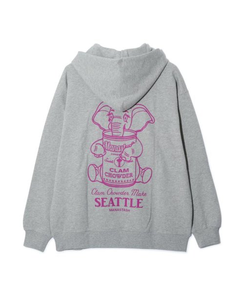 MANASTASH/マナスタッシュ/CiTee HOODSWEAT ELEPHANTフードスウェット