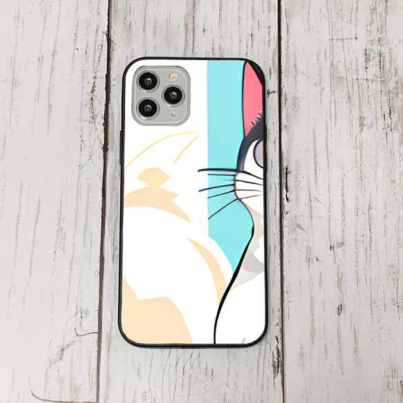 iphoneケース2-1-7 iphone 強化ガラス ねこ・猫・ネコ 箱1 かわいい アイフォン iface