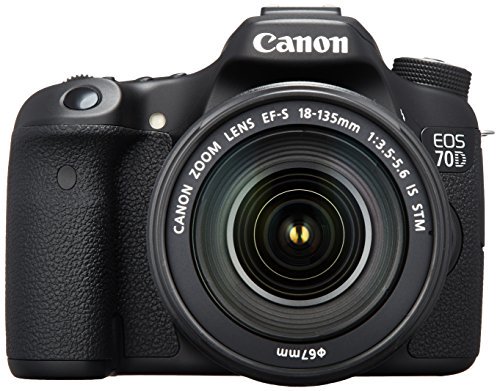 Canon デジタル一眼レフカメラ EOS70D レンズキット EF-S18-135mm F3.5-5.6 IS STM 付属【中古品】