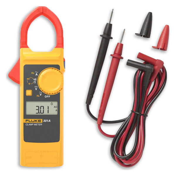 FLUKE AC電流クランプ・メーター 400A(テストリード付属) FLUKE-301A+/APC 1台