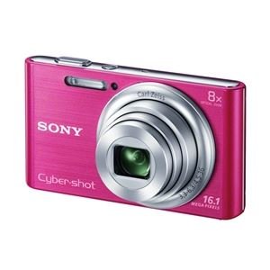 SONY デジタルカメラ Cyber-shot W730 1610万画素 光学8倍 ピンク DSC-W730-P【