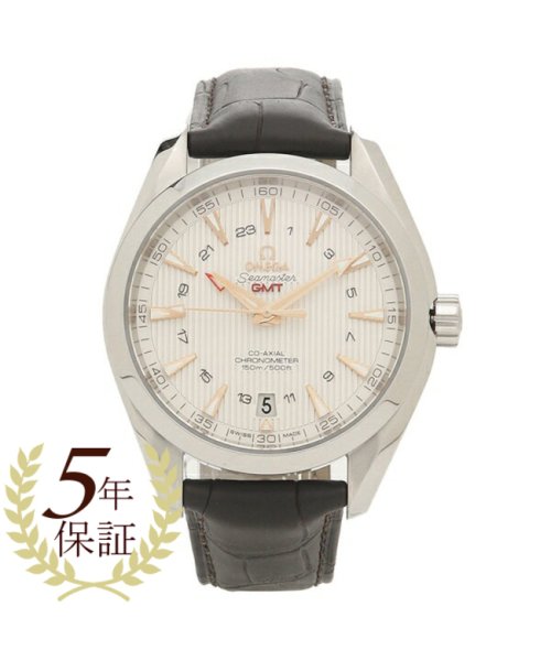 オメガ 時計 メンズ シーマスター 43mm 自動巻 シルバー ブラウン OMEGA 231.13.43.22.02.004 レザー