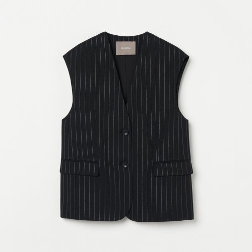 STRIPE BIG GILET