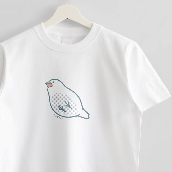 Tシャツ（したから文鳥）