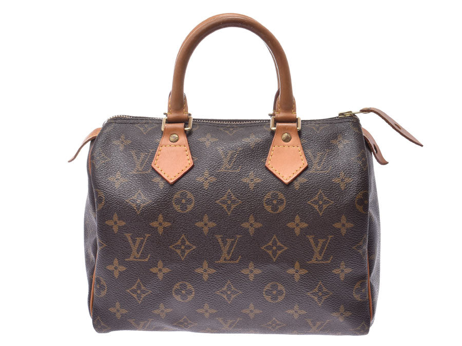 ルイヴィトン モノグラム スピーディ25 ブラウン M41528 レディース 本革 ハンドバッグ Bランク LOUIS VUITTON 中古 