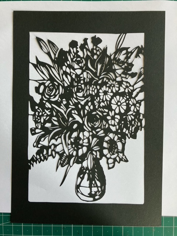 切り絵（花）