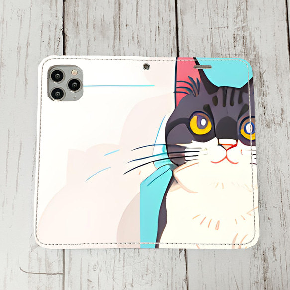 iphoneケース4-5-50 iphone 手帳 ねこ・猫・ネコ 箱2 かわいい アイフォン iface