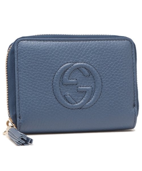 グッチ アウトレット コインケース ミニ財布 ブルー レディース GUCCI 598209 A7M0G 4231