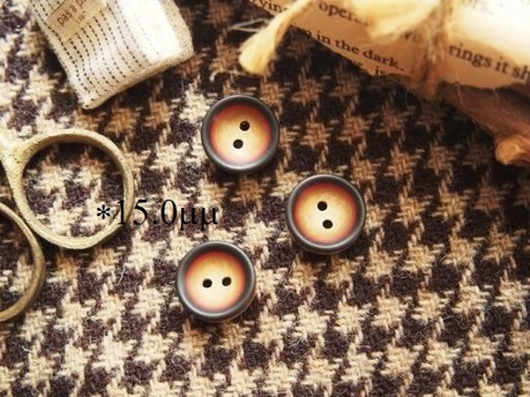 ◆SALE◆5個セット【ポリボタン A003 B&O ／ Φ15.0mm 】ta1610190295