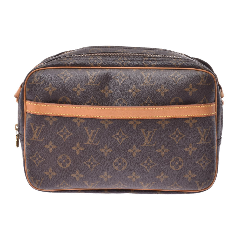 LOUIS VUITTON ルイヴィトン モノグラム リポーターPM ブラウン M45254 ユニセックス モノグラムキャンバス ショルダーバッグ Bランク 中古 