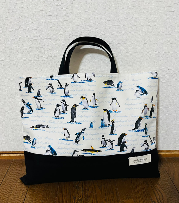 【再販】ペンギンのレッスンバッグ