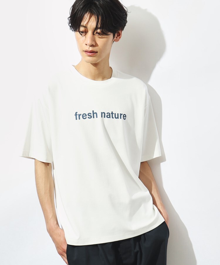 ザ　ショップ　ティーケー/【接触冷感】FRESH NATURE ポンチフォトTシャツ