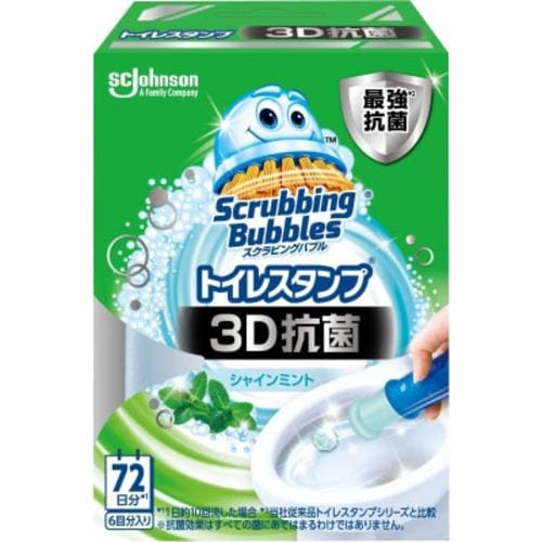 ジョンソン スクラビングバブル トイレスタンプ3D抗菌 シャインミントの香り 本体 38G