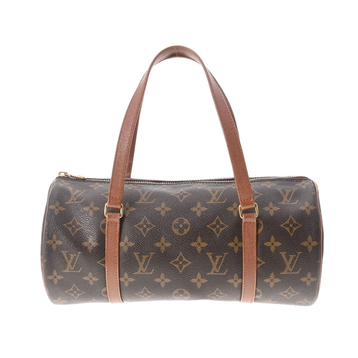 LOUIS VUITTON ルイヴィトン モノグラム パピヨンL 旧型 ブラウン M51385 レディース モノグラムキャンバス ハンドバッグ Bランク 中古 