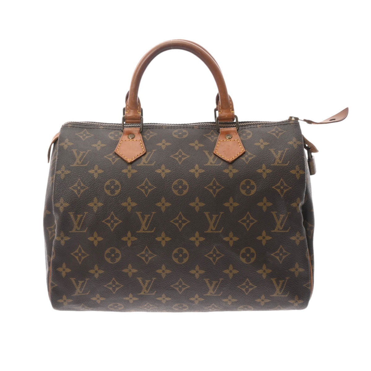 LOUIS VUITTON ルイヴィトン モノグラム スピーディ30 ブラウン M41526 レディース モノグラムキャンバス ハンドバッグ Bランク 中古 