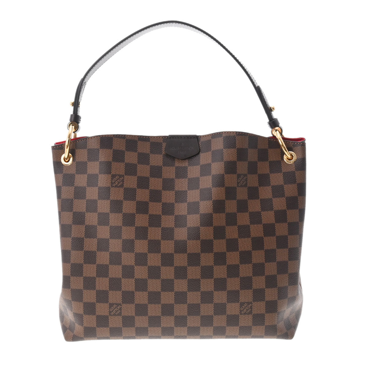 LOUIS VUITTON ルイヴィトン ダミエ グレースフルPM エベヌ N44044 レディース ダミエキャンバス ワンショルダーバッグ 新同 中古 