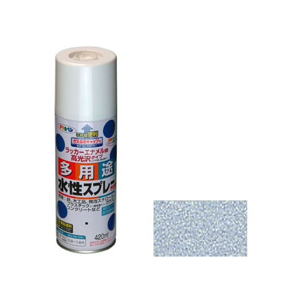 アサヒペン 水性多用途スプレー 420ml シルバー FC217NS