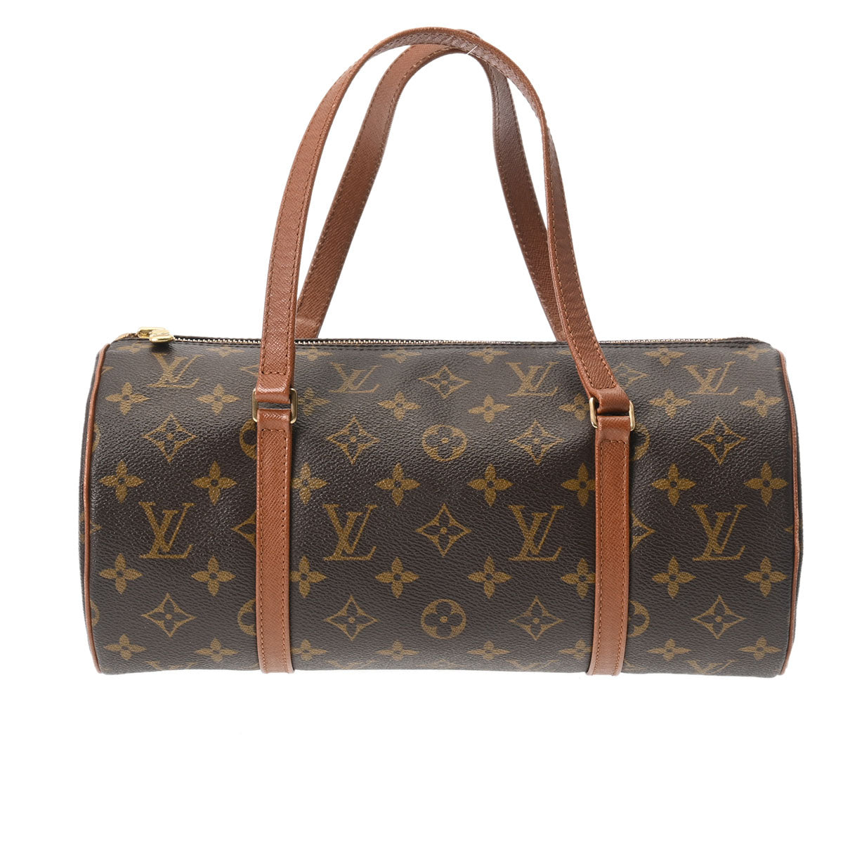 LOUIS VUITTON ルイヴィトン モノグラム パピヨン GM ブラウン M51365 レディース モノグラムキャンバス ハンドバッグ Bランク 中古 