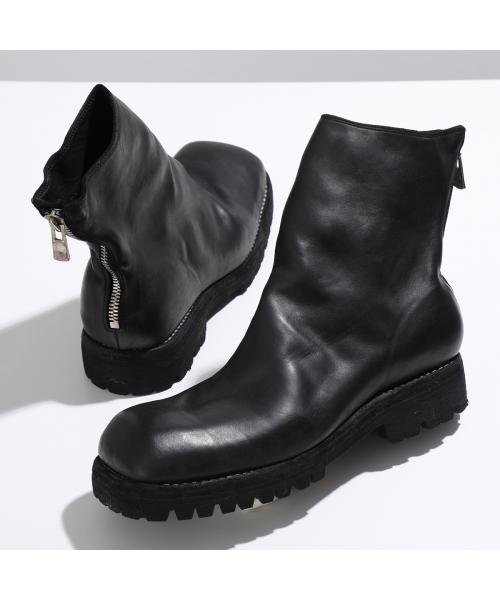 GUIDI バックジップブーツ 79086V ホースレザー