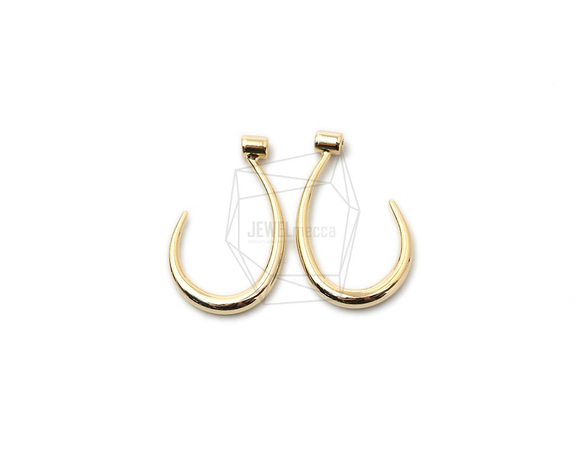 ERG-1410-G【2個入り】Lシェイピアスキャッチ,L shape Earrings Back