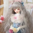 BJD 1/3 1/4  1/6人形 ドール用ウィッグ カツラ 耐熱 ハンドメイドzxww-326