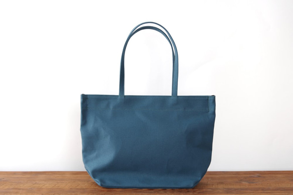 《Canvas》Simple tote Bag ミネラルブルー