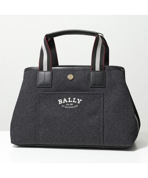 BALLY トートバッグ DRYVALIA TOTE L ロゴ ストライプ