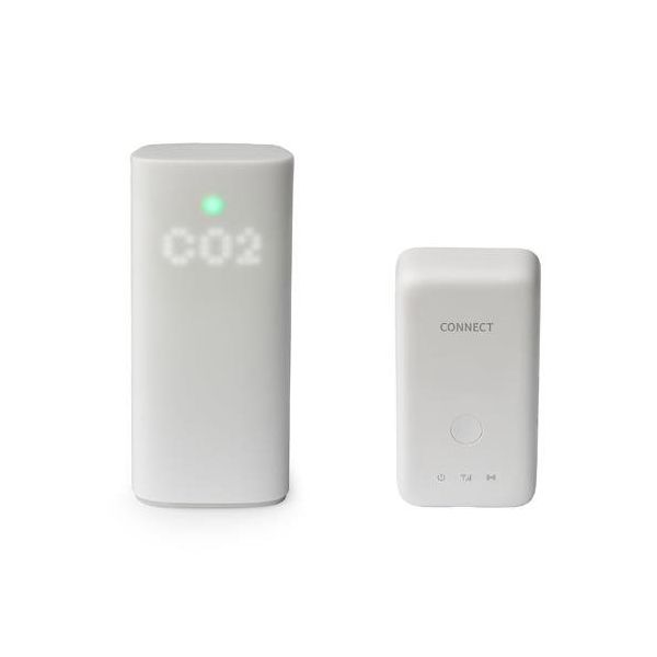 エスコ CO2・温度・湿度データロガー(無線式) EA742GC-51 1組（直送品）