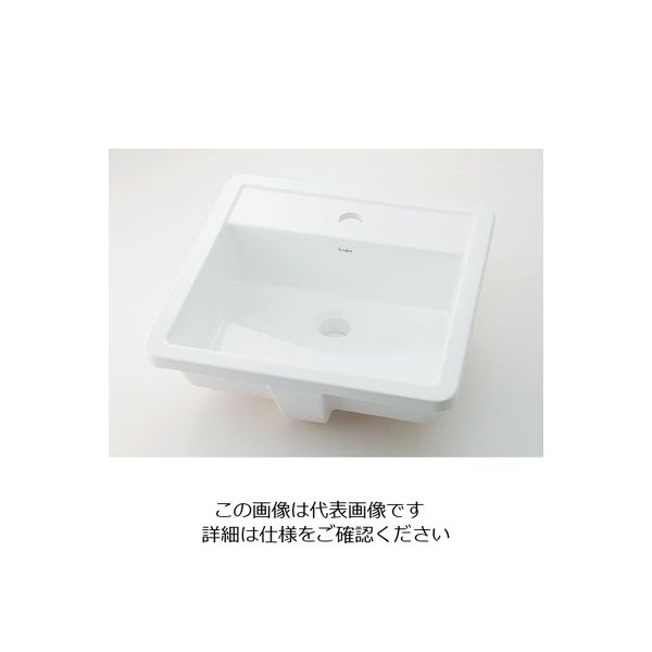 カクダイ 角型洗面器 493ー075 493-075 1個（直送品）