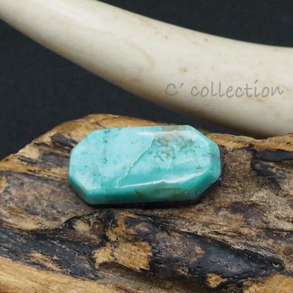 4,8ct Royston Turquoise ロイストン ターコイズ R-49 ルース 天然石 スタビライズド