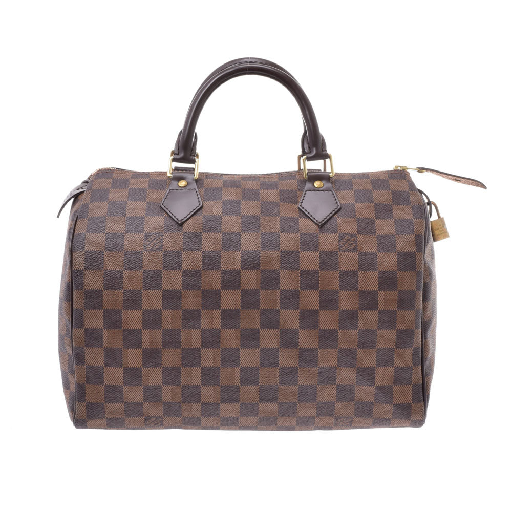 LOUIS VUITTON ルイヴィトン ダミエ スピーディ30 ブラウン N41531 レディース ダミエキャンバス ハンドバッグ Aランク 中古 