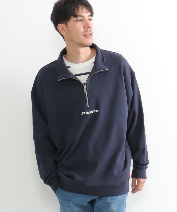 イッカ/Dickies ディッキーズ ハーフジップトレーナー