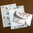 Letter Set Cat Cake（Renew） ｜レターセット｜ねこ