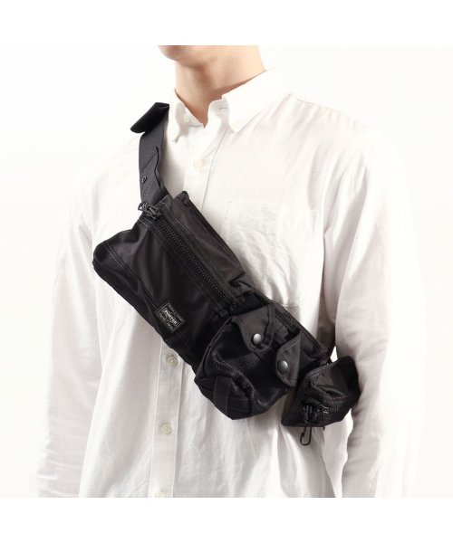 ポーター オール ウエストバッグ 502－05961 吉田カバン PORTER ALL WAIST BAG with POUCHES ボディバッグ 小さめ