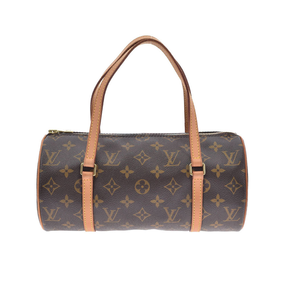 LOUIS VUITTON ルイヴィトン モノグラム パピヨン PM ブラウン M51386 レディース モノグラムキャンバス ハンドバッグ ABランク 中古 