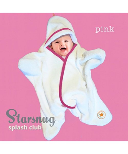 Tuppence & Crumble タッペンスアンドクランブル 星型アフガン スターラップ スプラッシュクラブ Starsnug 0－4M ピンク