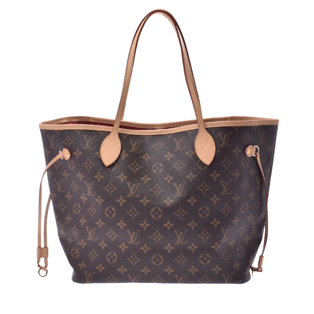 LOUIS VUITTON ルイヴィトンネヴァーフルMM  14145 ピヴォワンヌ (ピンク) ゴールド金具 ユニセックス モノグラムキャンバス ショルダーバッグ M41177  中古