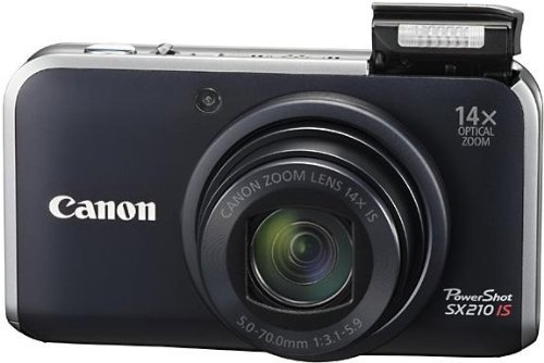 Canon デジタルカメラ PowerShot SX210 IS ブラック PSSX210IS(BK)