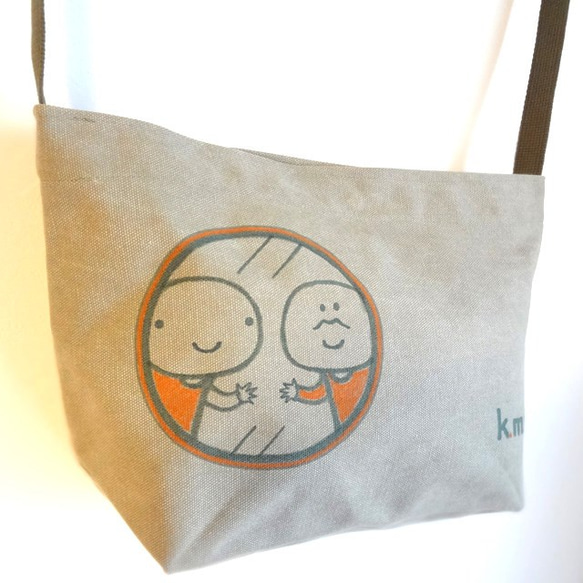 【送料無料】おーざっぱ帆布BAG（丸窓からk.m.p.）