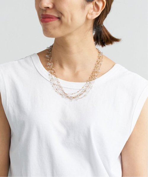 SITA NEVADO/シタ ネバド Crystal Chains Long necklace ネックレス