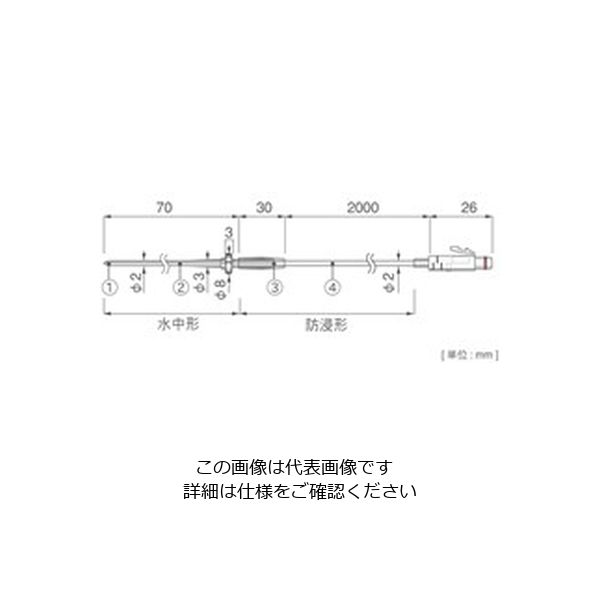 ティアンドデイ ステンレス保護管センサ TRー5420 TDTR-5420 1台（直送品）