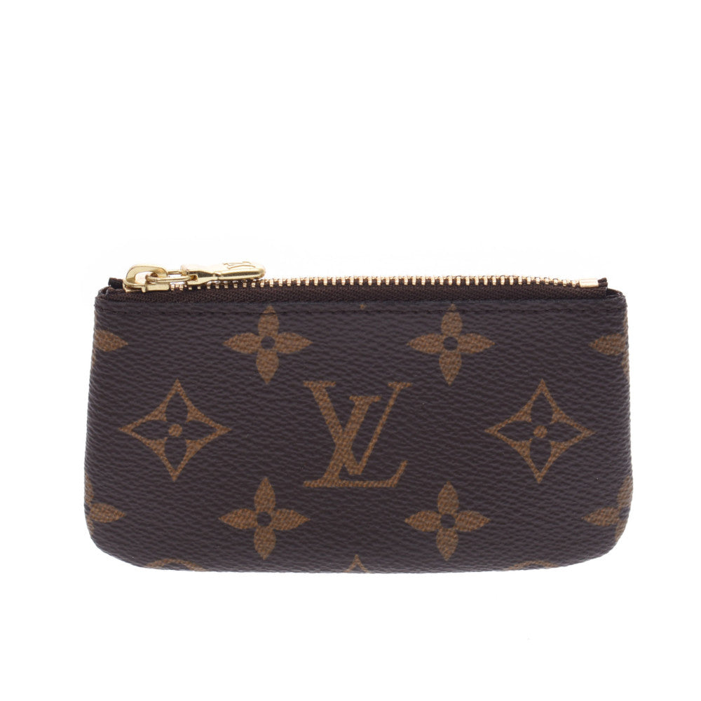 LOUIS VUITTON ルイヴィトン モノグラム ポシェット・クレ 小銭入れ ブラウン M62650 ユニセックス モノグラムキャンバス コインケース Aランク 中古 