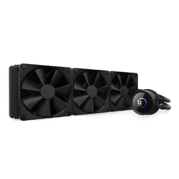 NZXT 水冷CPUクーラー 360mm KRAKEN ブラック RL-KN360-B1