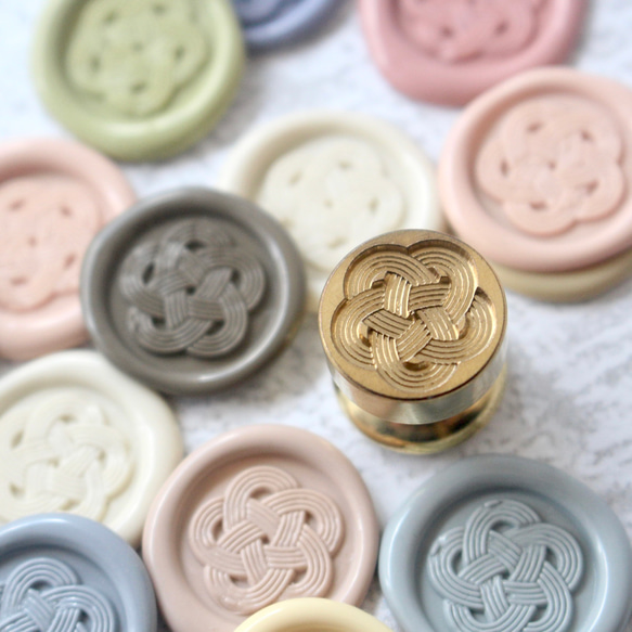 Wax seal stamp │ 水引き（MIZUBIKI）│ シーリングスタンプ【15mm】