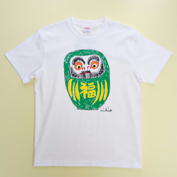 だるま 大人用Tシャツ S M L XL 2XL