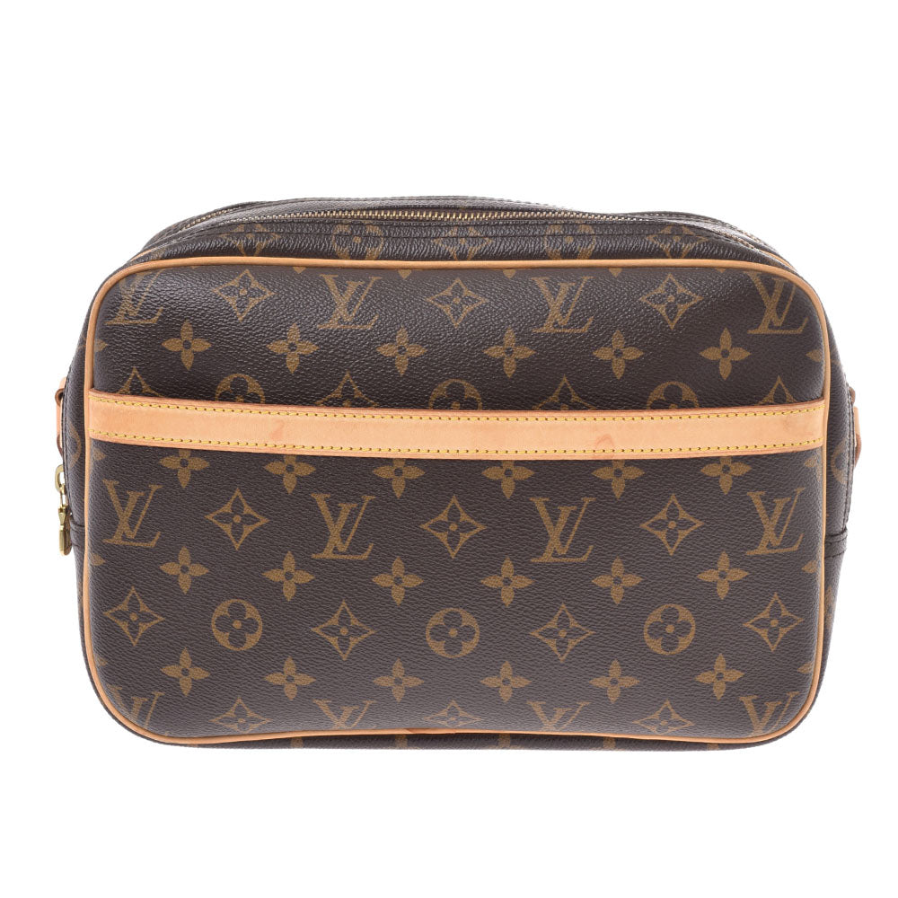 LOUIS VUITTON ルイヴィトン モノグラム リポーターPM ブラウン M45254 ユニセックス モノグラムキャンバス ショルダーバッグ Bランク 中古 