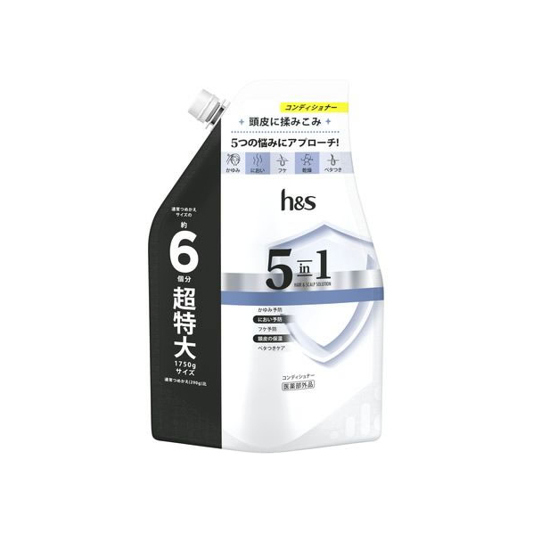 Ｐ＆Ｇ h&s 5in1 コンディショナー 替 1.75L FC509PY