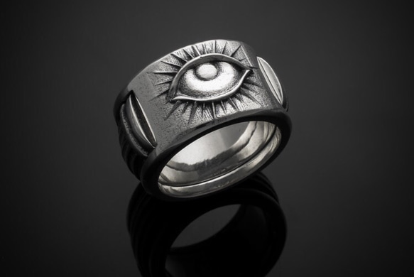 ALL SEEING EYE PILLAR RING 【Creema限定】ハンドメイド新作2018