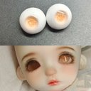 【12mm14mm16mm18mm】 ドールアイ ハンドメイドドール bjd 目 オビツ11 アイサイズ14/6 -4554