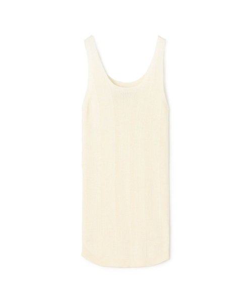 UNION LAUNCH WASHABLE SILK RIB TANK TOP タンクトップ